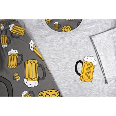 Short-sleeved pyjamas KOFFING large BEER melé