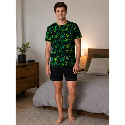 Short-sleeved pyjamas KOFFING HEMP