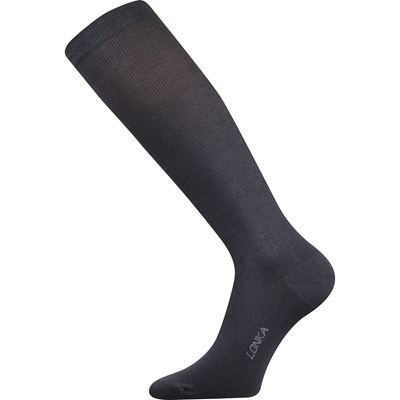 KOOPERAN light compression knee-highs with silver ions, DARK GREY