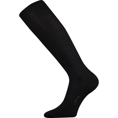 KOOPERAN light compression knee socks with silver ions, BLACK