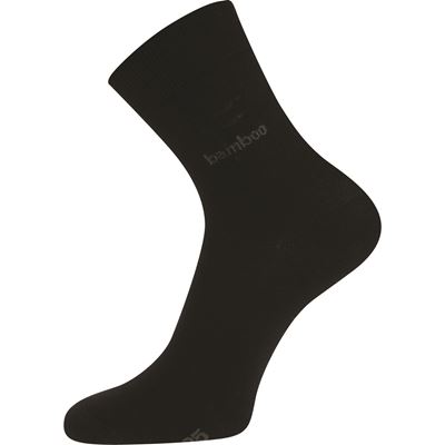 Classic bamboo socks KRISTIÁN thin BLACK