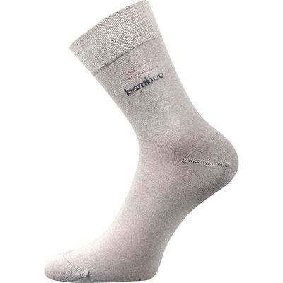 Classic bamboo socks KRISTIÁN thin LIGHT GREY