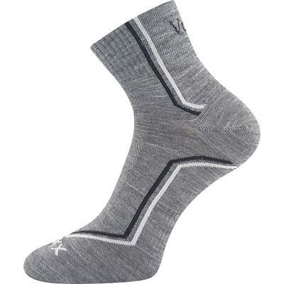 Thin KROTON socks with silver LIGHT GREY