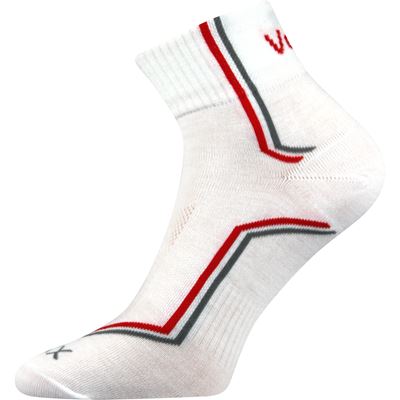 Thin KROTON socks with silver WHITE