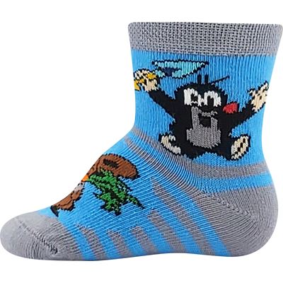 KRTEČEK picture mix baby socks for boys (3 pairs)