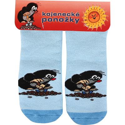 Baby terry socks KRTEČEK picture BOYS (3 pairs)