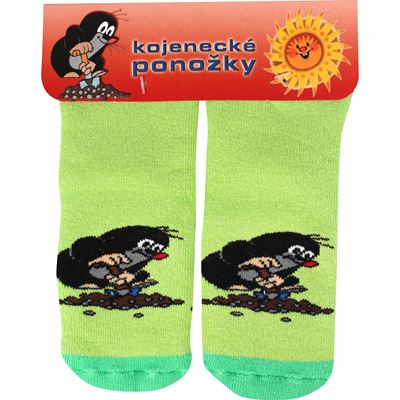 Baby terry socks KRTEČEK picture BOYS (3 pairs)
