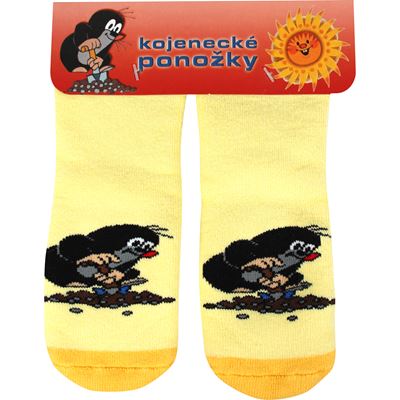 Baby terry socks KRTEČEK picture GIRLS (3 pairs)