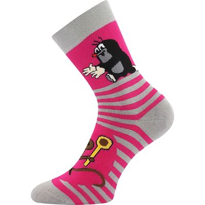Children's terry socks KRTEK picture girls (3 pairs)