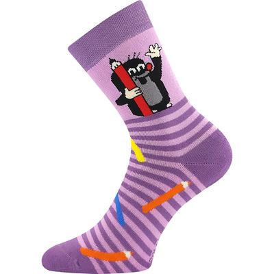 Children's terry socks KRTEK picture girls (3 pairs)