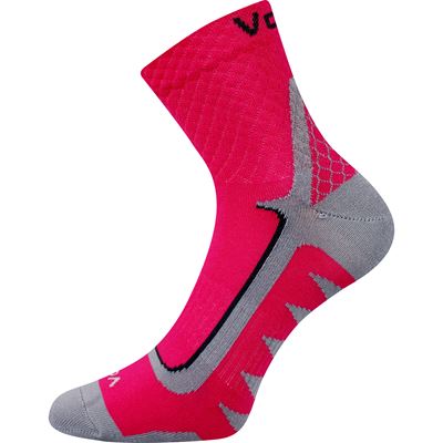 KRYPTOX magenta thin sports socks