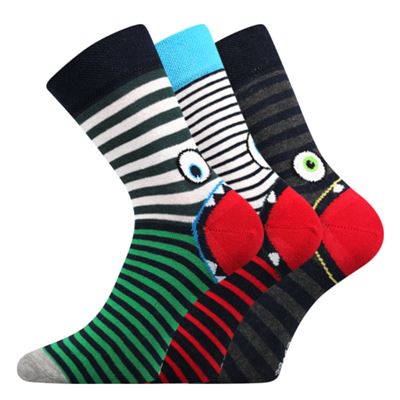 Funny thin socks KSICHTIK mix STRIPED (3 pairs)