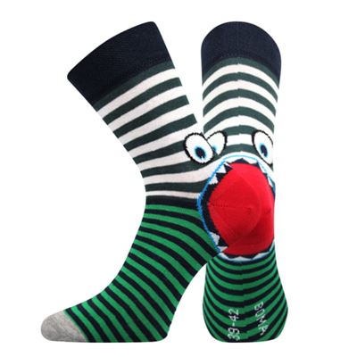 Funny thin socks KSICHTIK mix STRIPED (3 pairs)