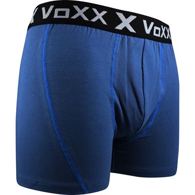 Men's cotton boxer shorts KVIDO dark blue