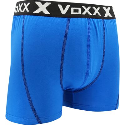 Men's cotton boxer shorts KVIDO blue