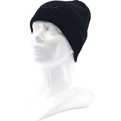 KYRONA women's knitted hat with viscose BLACK