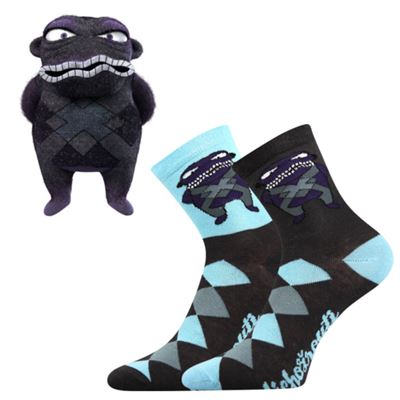 LICHOŽROUTI K children's socks with PADRE image