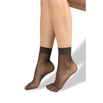 Women's nylon socks LADY socks 17 DEN FUMO (smoky grey) 2 pairs per pack