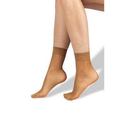 Women's nylon socks LADY socks 17 DEN OPAL (tanned) 2 pairs per pack