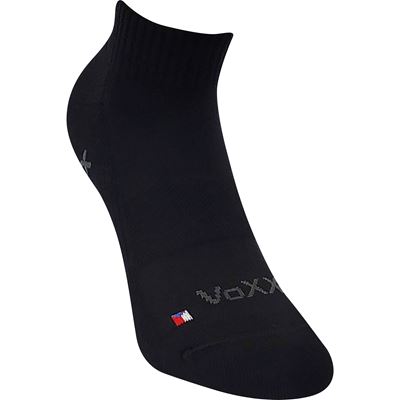 LEGAN short sports socks with silver ions BLACK