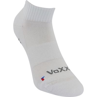 LEGAN short sports socks with silver ions, WHITE