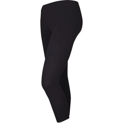 Women's longer 7/8 leggings BLACK LEGGINGS