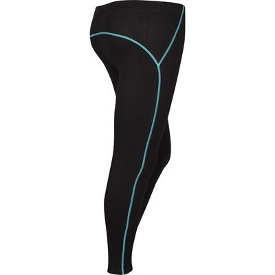 Women's sports leggings LEGÍNY VoXX® black with blue