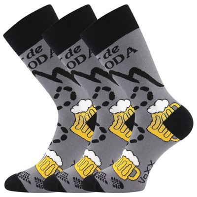 Men's summer socks LETOUR funny with beer motif DESIGN 2 VoXX 127239 2