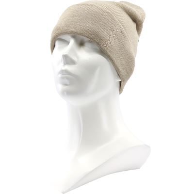 Men's knitted LEVORG cap with turn-up BRIGHT