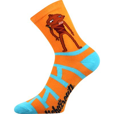 LICHOŽROUTI K children's socks with REZKA picture