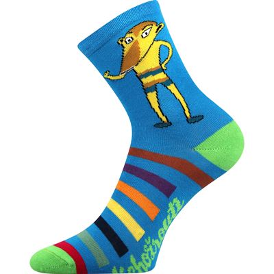 LICHOŽROUTI K children's socks with RAMSES image