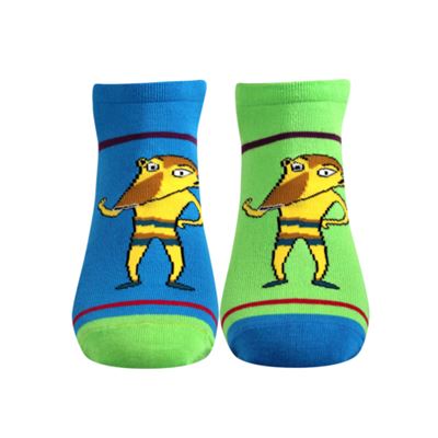 LICHOŽROUTI S children's low socks with RAMSES image