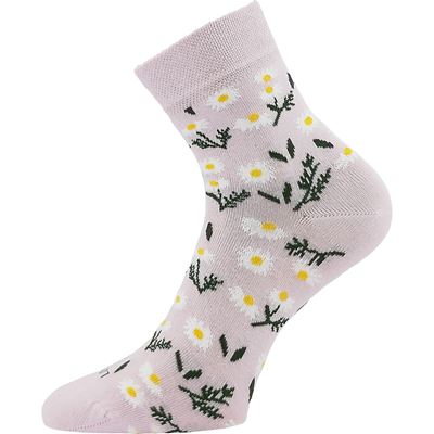 Women's summer socks LILA with cotton MIX A (3 pairs) Lonka 127318 2
