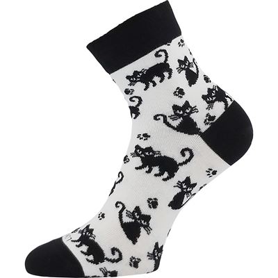 Women's summer socks LILA with cotton MIX B (3 pairs) Lonka 127319 2