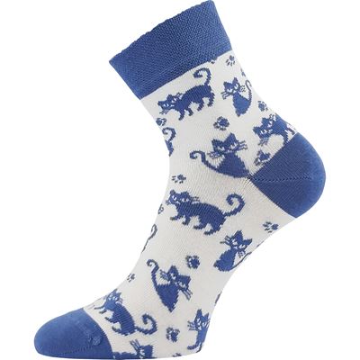 Women's summer socks LILA with cotton MIX B (3 pairs) Lonka 127319 4