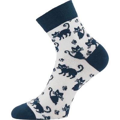 Women's summer socks LILA with cotton MIX B (3 pairs) Lonka 127319 3