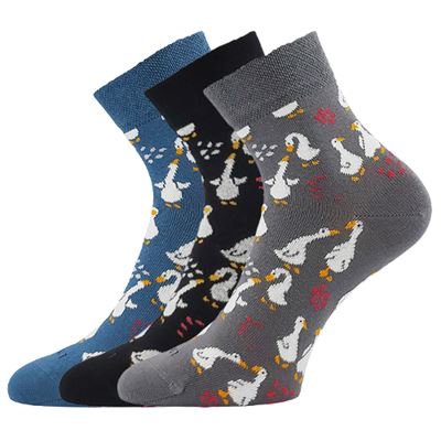 Women's summer socks LILA with cotton MIX C (3 pairs)