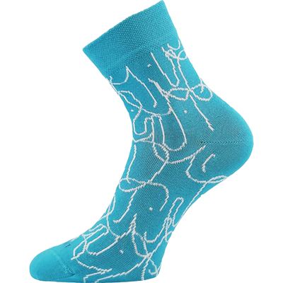 Women's summer socks LILA with cotton MIX D (3 pairs) Lonka 127321 4
