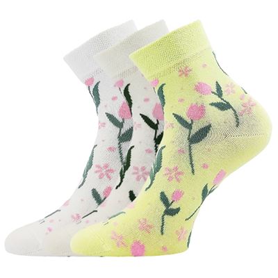 Women's summer socks LILA with cotton MIX F (3 pairs)