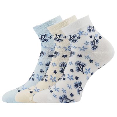 Women's summer socks LIMA with cotton MIX A (3 pairs)