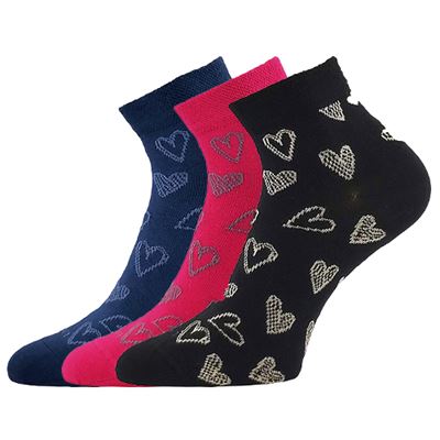 Women's summer socks LIMA with cotton MIX B (3 pairs)