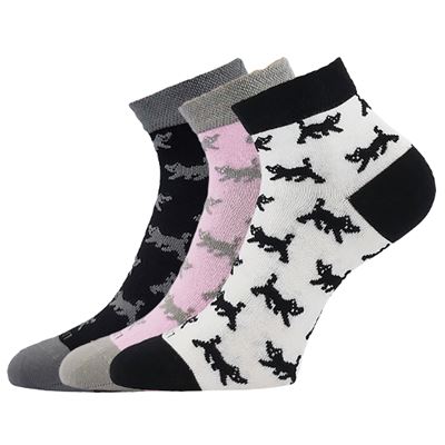 Women's summer socks LIMA with cotton MIX C (3 pairs)