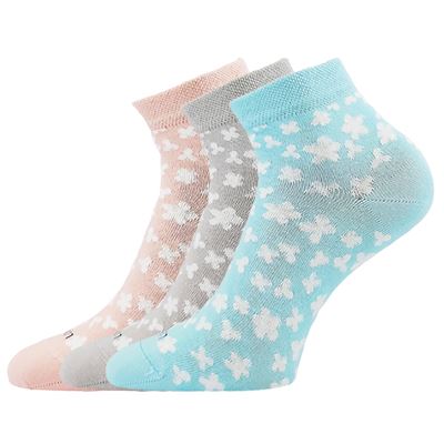 Women's summer socks LIMA with cotton MIX D (3 pairs)