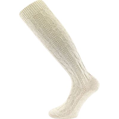 LINEX thick linen knee socks with NATUR cotton