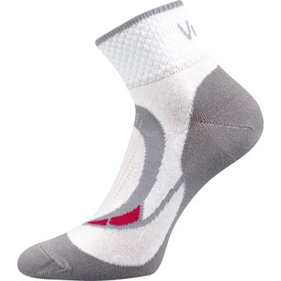 Women's thin LIRA sports socks, WHITE