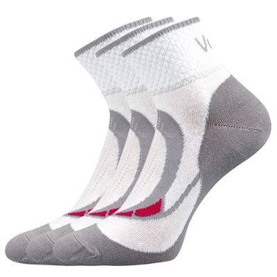 Women's thin LIRA sports socks, WHITE