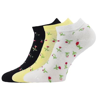 Women's short socks LISA summer MIX A (3 pairs)