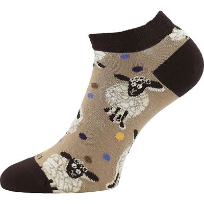 Women's short socks LISA summer MIX D (3 pairs) Lonka 127274 3