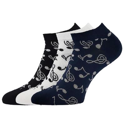 Women's short socks LISA summer MIX F (3 pairs)