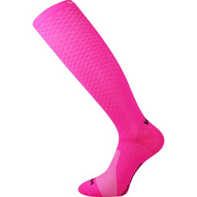 LITHE neon pink compression knee socks